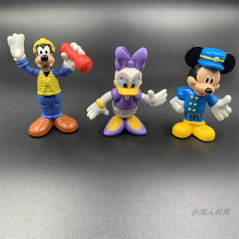 

Disney Action Figures Mickey Minnie Daisy Donald Duck Goofy Articulation Model Doll Toy Collection Ornaments Kids Gifts