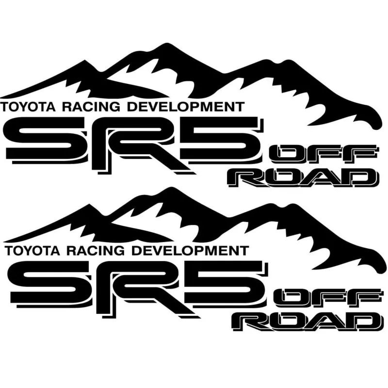 

16 дюймовый комплект из 2 предметов для Toyota SR5, внедорожные горы, черная наклейка на Такома, Тундра