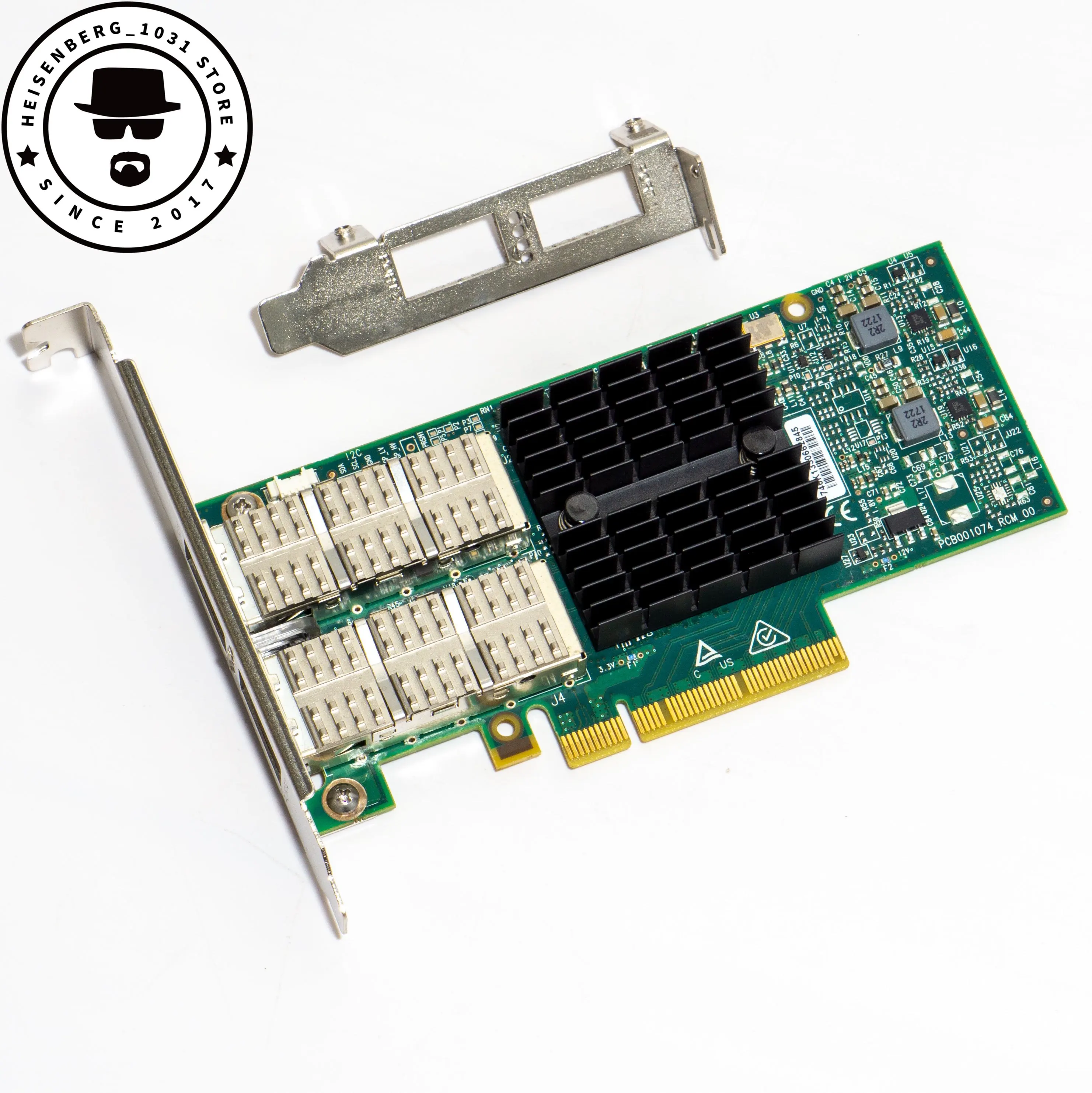 CX354A Genuine Mellanox MCX354A-FCBT FDR InfiniBand + 40GigE Dual-Port QSFP Adapter Both Brackets