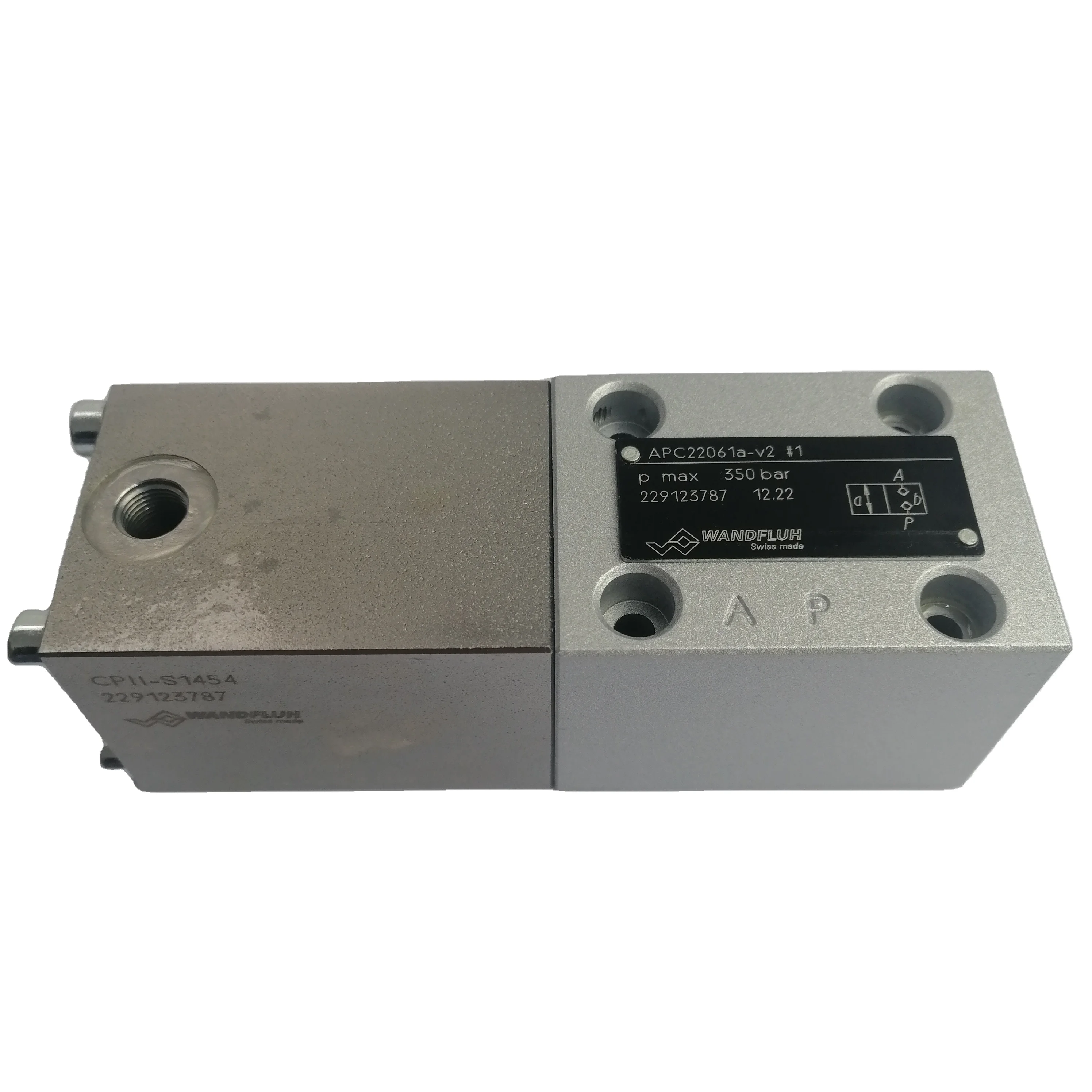 

original Wandfluh hydraulic solenoid valves APC22061a-v2