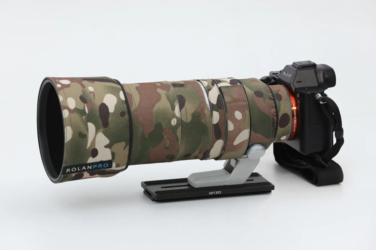 Камуфляжный водонепроницаемый чехол ROLANPRO для Sony FE 70-200 мм F2.8 GM OSS II