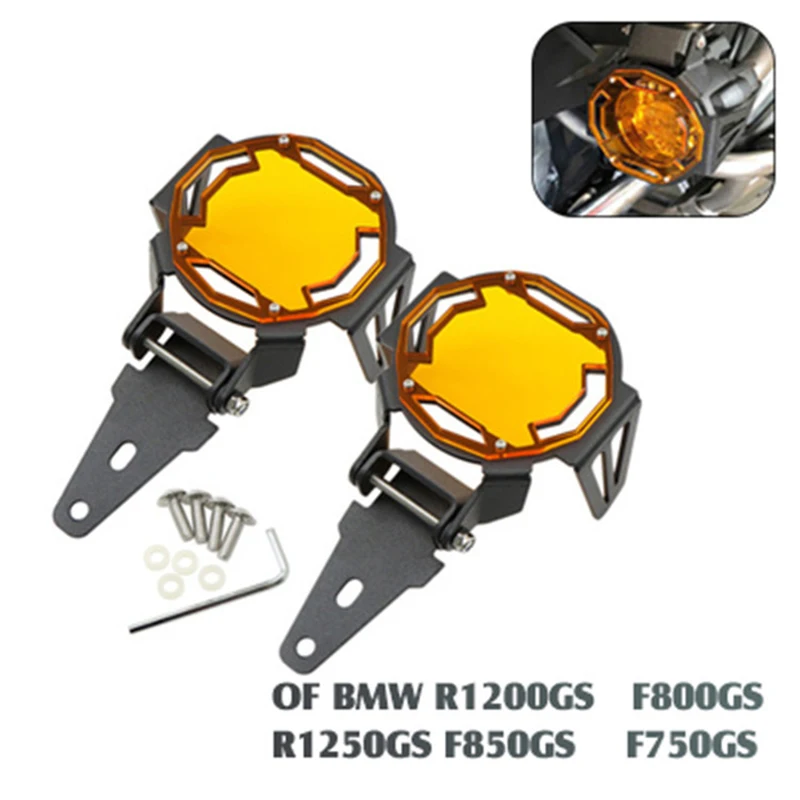 

Motorcycle Fog Lamp Light Cover Guard Grill Grille Protector For BMW R1200GS R1200 GS R1250GS ADV LC F750GS F850GS S1000XR G310