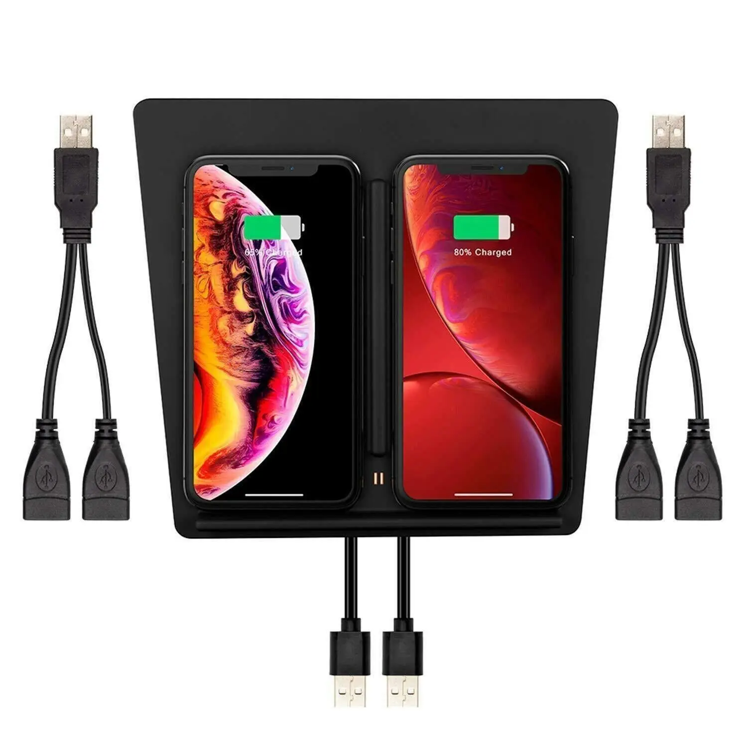 

Fast Wireless Phone Charger for iPhone Android Fit for Tesla Model 3 & Y