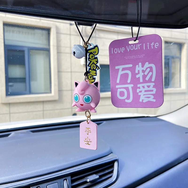 Подлинная аниме Gengar, автомобильное зеркало заднего вида, кулон, Покемон, мультфильм Пикачу, кубик, милая модель, фигурка, подвеска в виде ароматической карты ‌ ‌ Для автомобиля (art.: 3920d0971fb40) - 3920d0971fb40