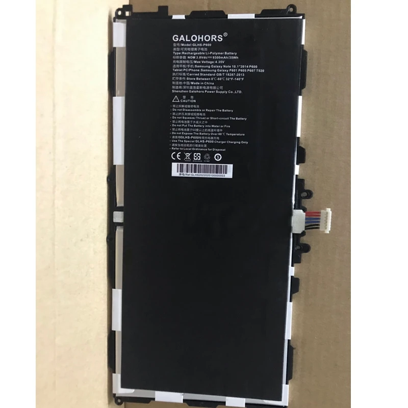 Купи Аккумуляторная батарея для Samsung Galaxy Note 9300, 10, 1 дюйма, P600, P601, P605, P607, T520 за 4,080 рублей в магазине AliExpress