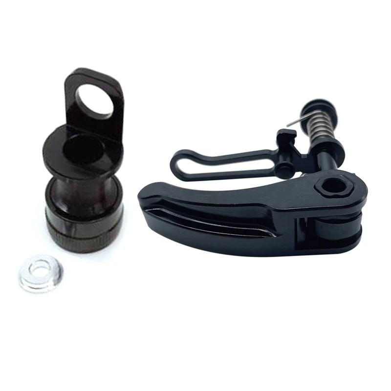 

2 Pcs Bike Accessories: 1 Pcs Folding Bike Seat Post Clamp & 1 Pcs Portable Frame Mounting Fixing Adapter