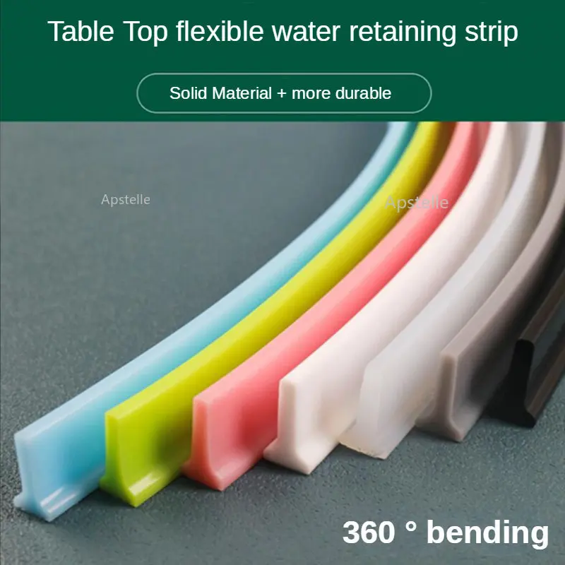 

Waterproof Bathroom Self-adhesive Water Retaining Strip Flexible Water Retaining Strip Toilet Top Waterproof Shower Floor