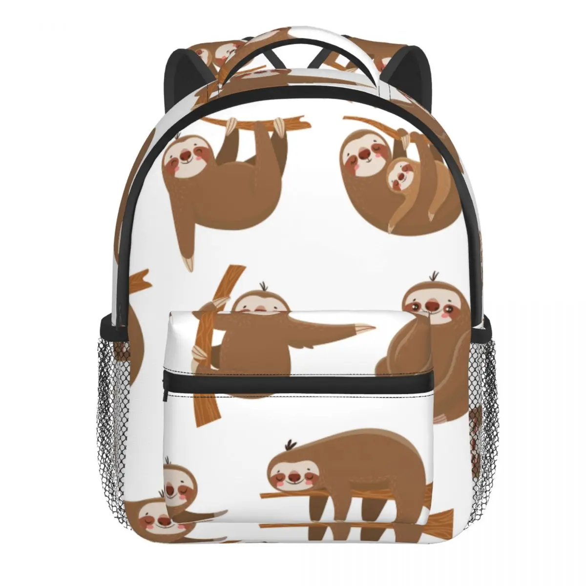 Kids Backpack Funny Parents Sloth Animal Sleeping Hanging On Jungle Tree Kindergarten Children Mochila School Bag
