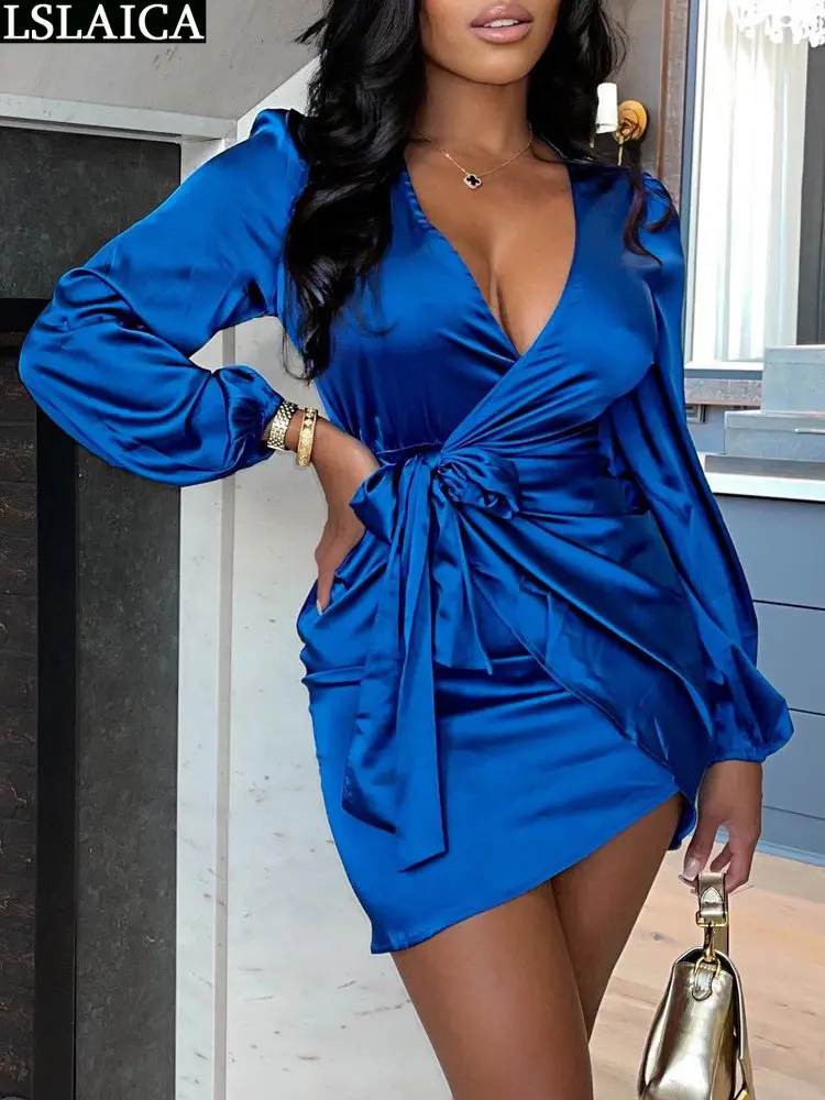 

Сексуальные роскошные женские вечерние платья, Клубная зимняя одежда, плиссированные платья, осень 2023, однотонная женская одежда 2022, послед...