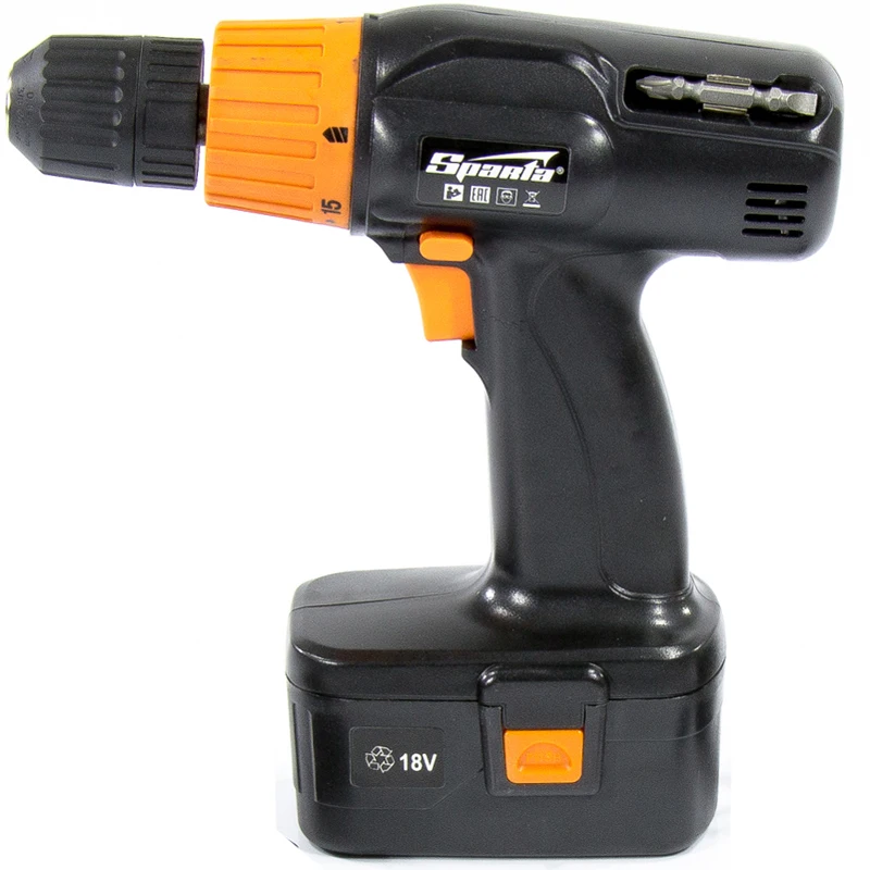 Дрель шуруповерт аккумуляторная SPARTA 94810 (Аккумулятор 12 В макс крутящий момент 10