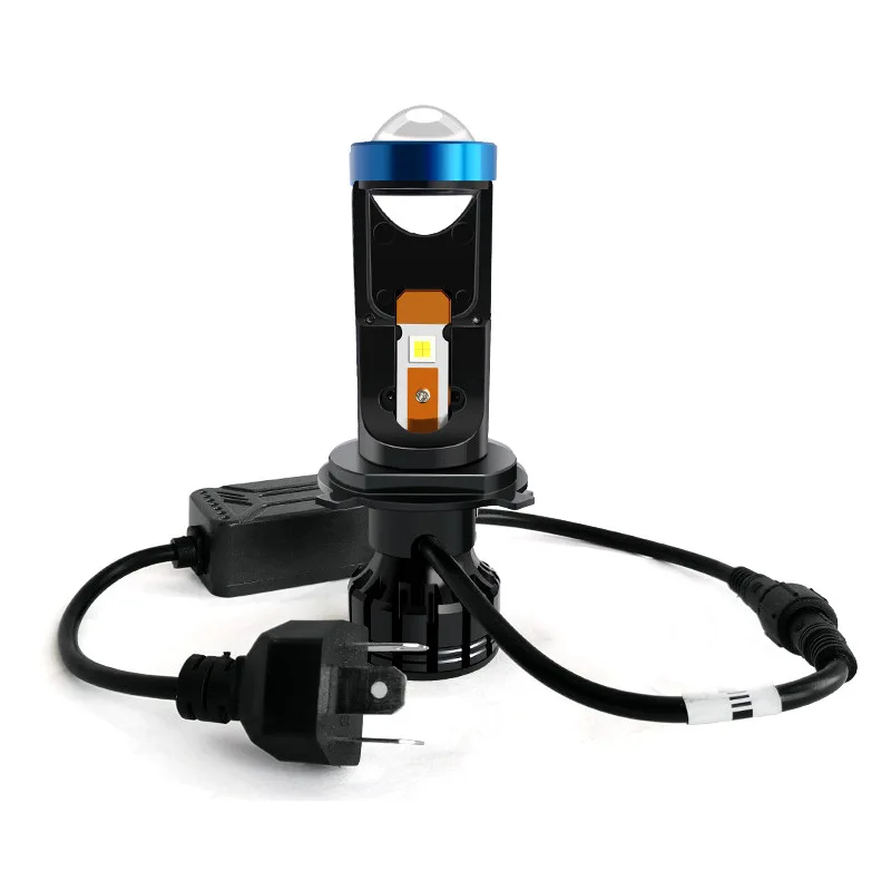 

P5 Car Led Headlight H4 Lens Dual Light Far and Near One with Laser Lens H7 Motorcycle Headlight