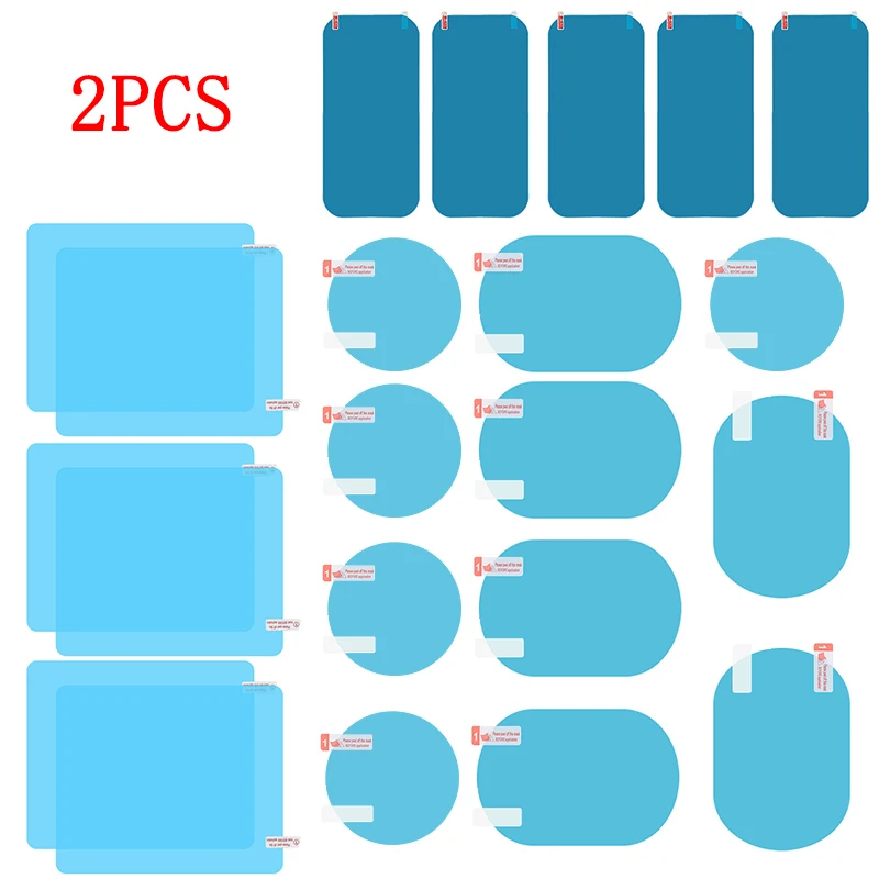 

2PCS Car Stickers Rearview Mirror Side Window Rainproof Film Anti Fog Waterproof Sticker Auto Exterior Accessories