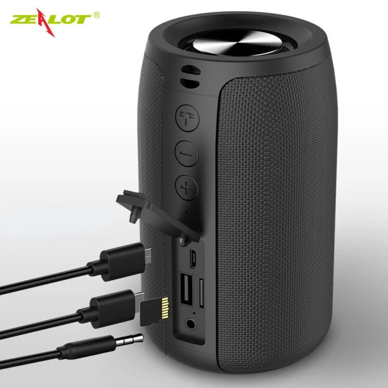 

ZEALOT S32 Bluetooth Speaker Bass Wireless Portable speaker Subwoofer Waterproof Sound Box For Support TF Phone laptop tablet