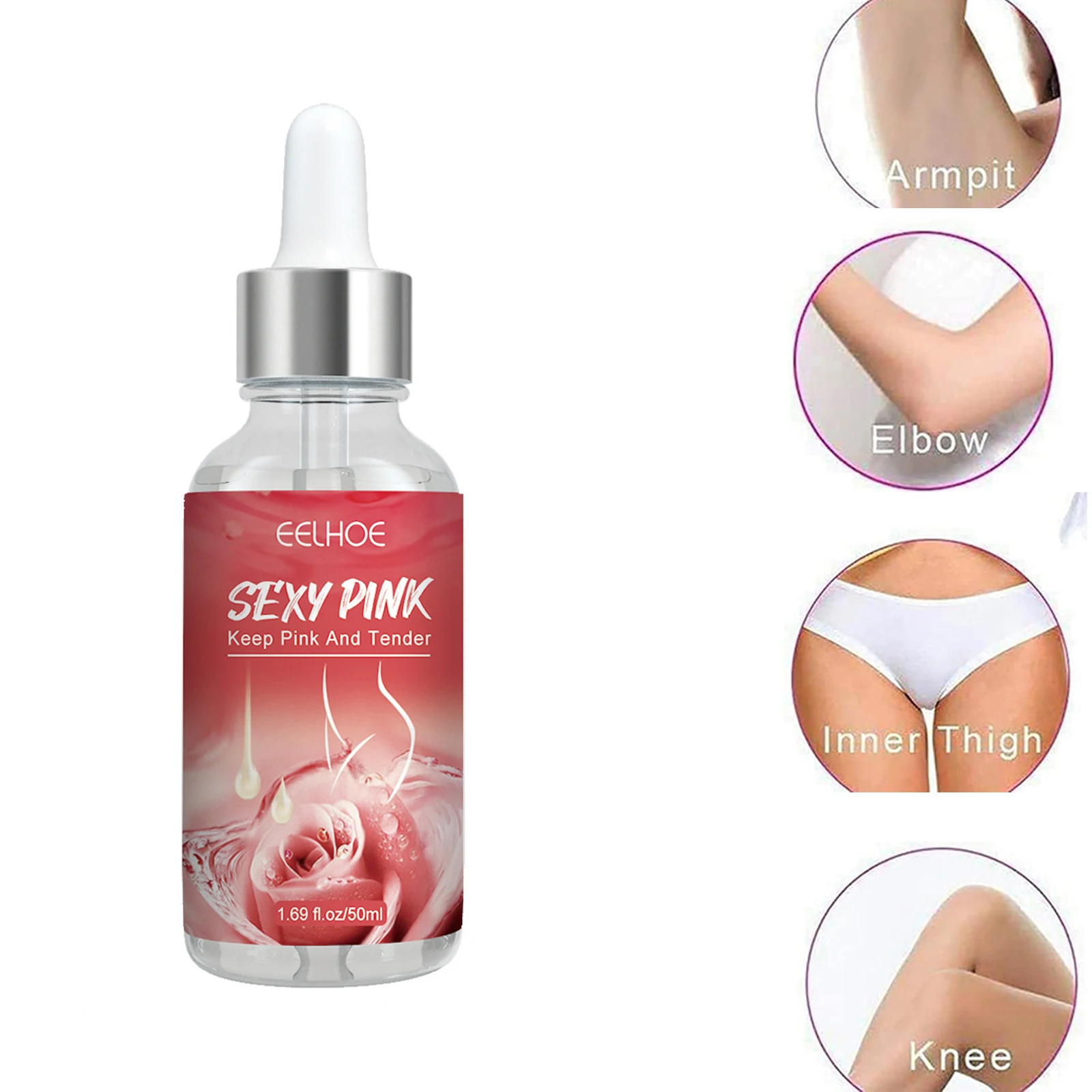 

Увлажняющий отбеливающий крем для тела с розовой сывороткой для ухода за кожей