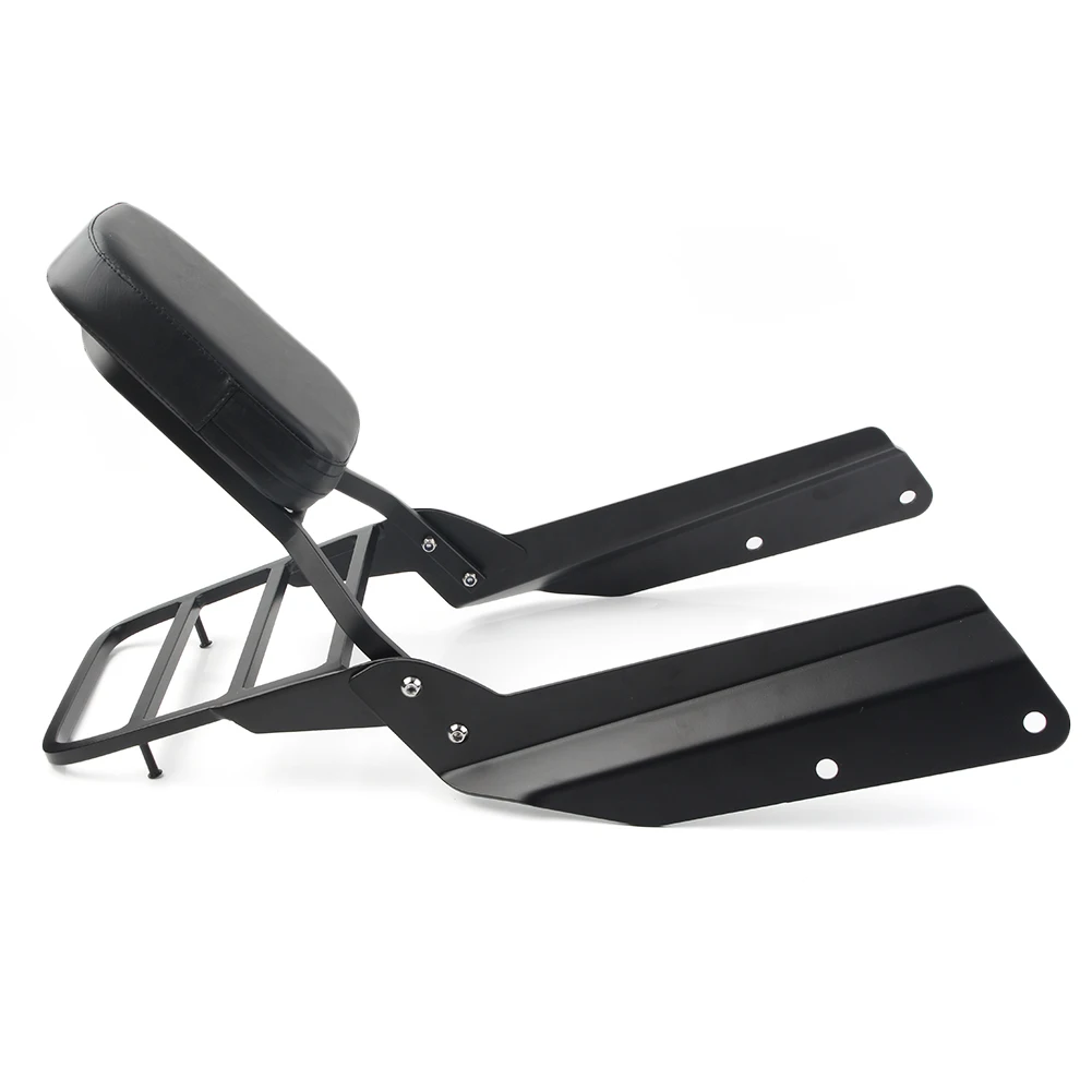 Мотоциклетный багажник со спинкой для Honda VTX 1300C 1800C 1800F 2005 2006 2007 2008 2009 2010 2011 черный