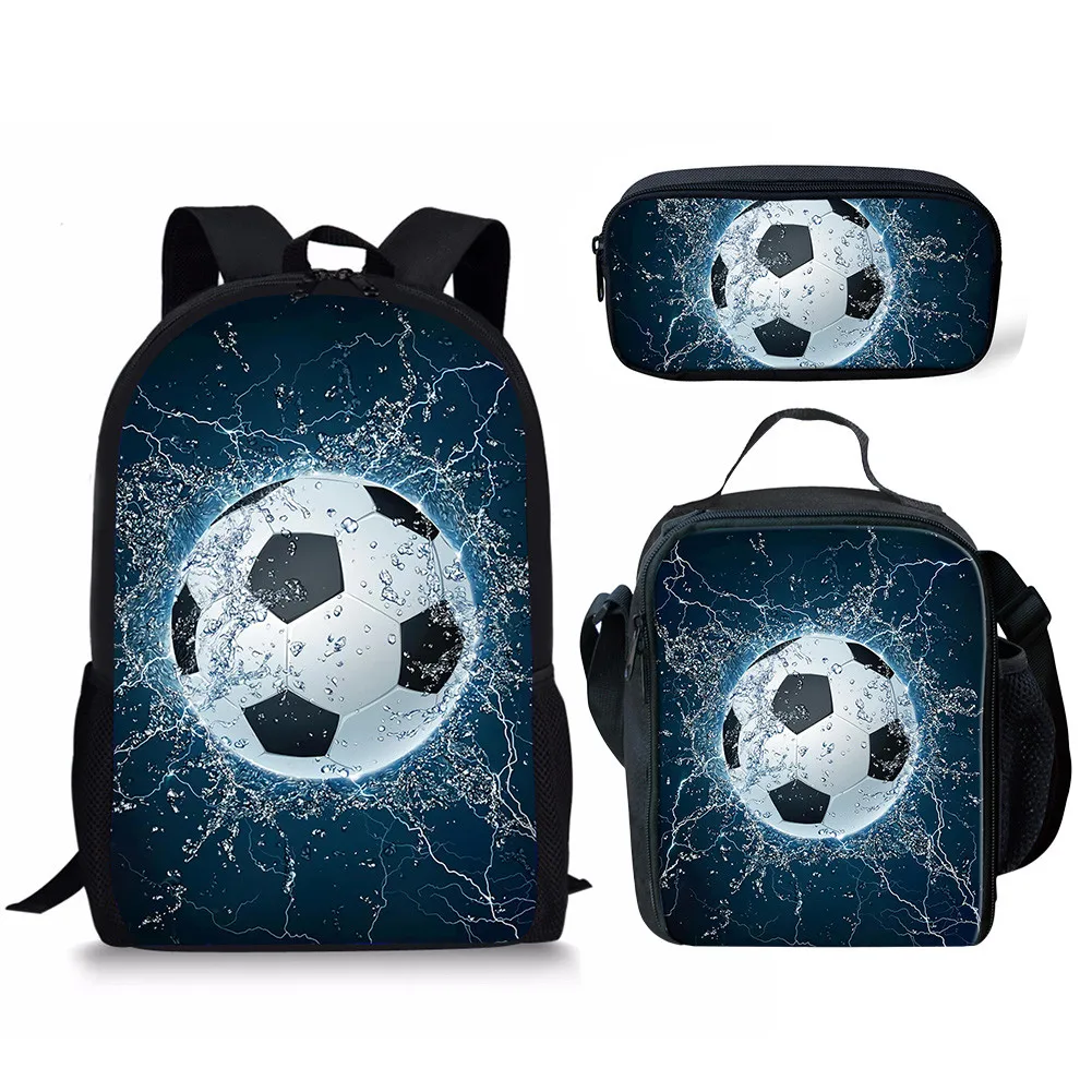 

Cute Soccer 3D Print Boys Girls Back Pack Kids Backpack School Bag Children Book Bag Student Bagpack Mochilas Escolares Bolsa