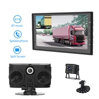 fhd 1080p 7 inches truck dvr monitor driving video recorder dual lens frontrear dual recording hd night vision reversing camera