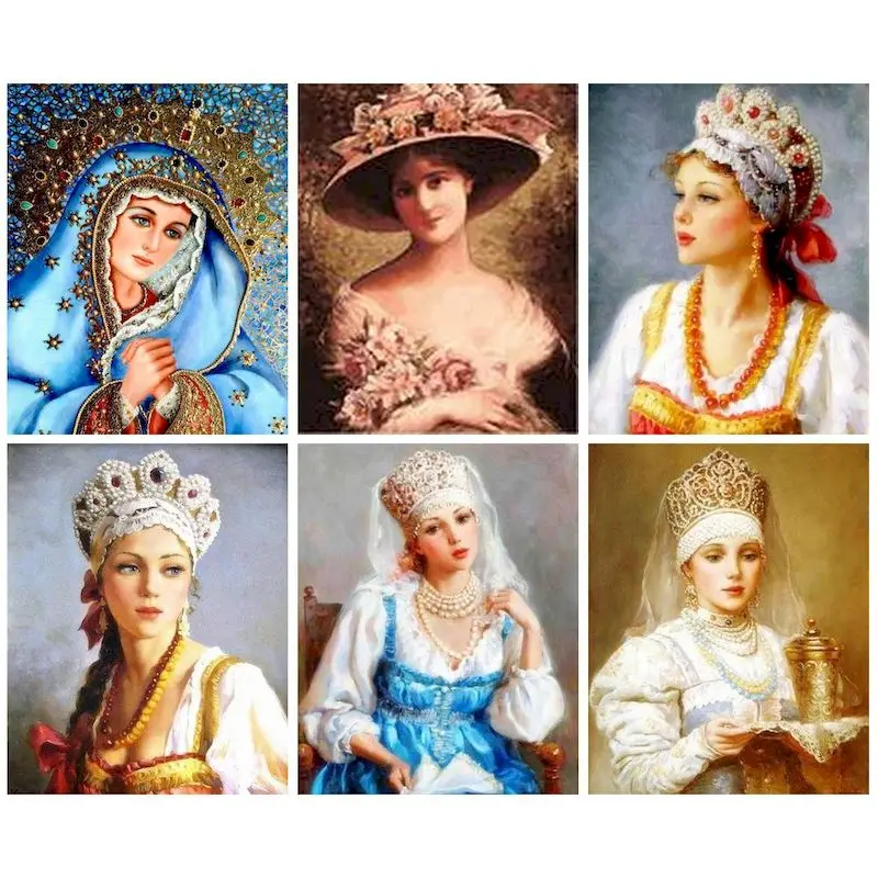 

60x75cm DIY Frame Painting By Numbers Woman Gift For Adults Woman Figure Paint By Number Unique Handmade Home Decors Artwork
