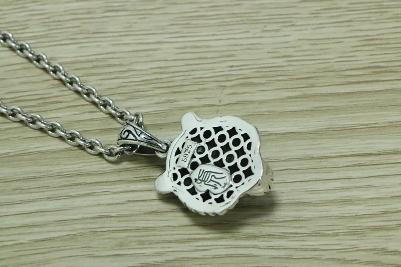 Оптовая продажа ожерелье Ло-фу Тау из стерлингового серебра Мужская подвеска