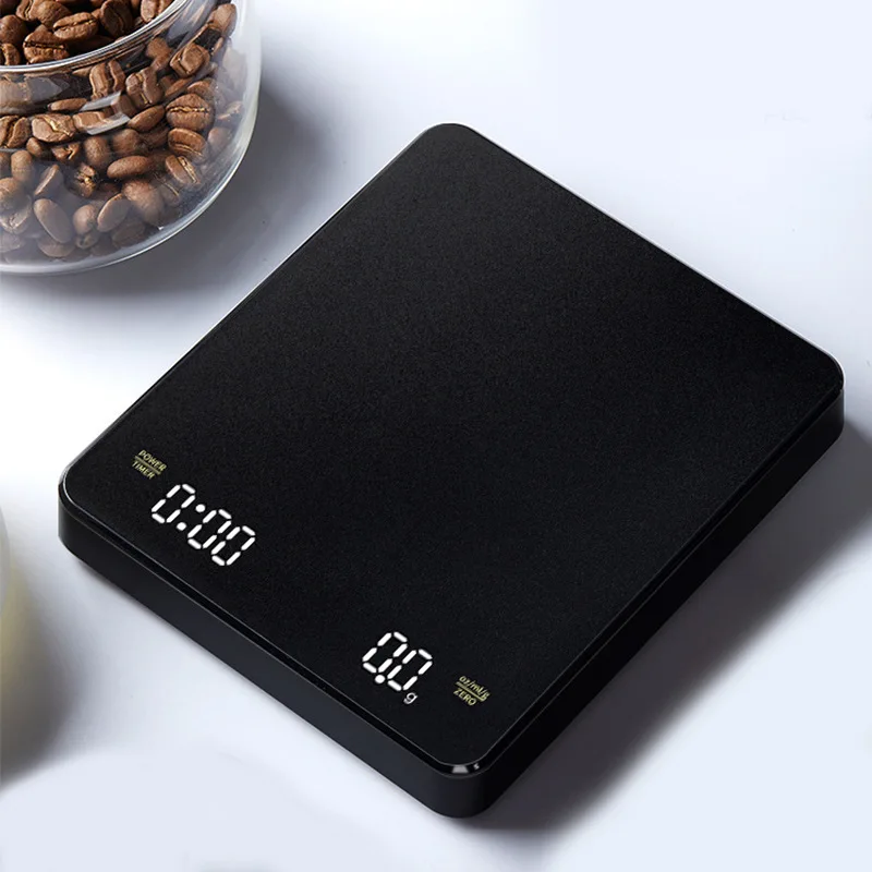 

3kg/0.1g Smart Drip Coffee Scale USB Timing LED Digital High Precision Hand-Held Electronic Scales for Home digital coffee scale