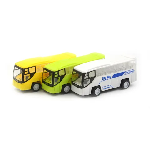 Новая модель школьного автобуса, миниатюрная модель автомобиля, обучающие игрушки для детей, пластиковая Игрушечная модель автомобиля для детей, подарки