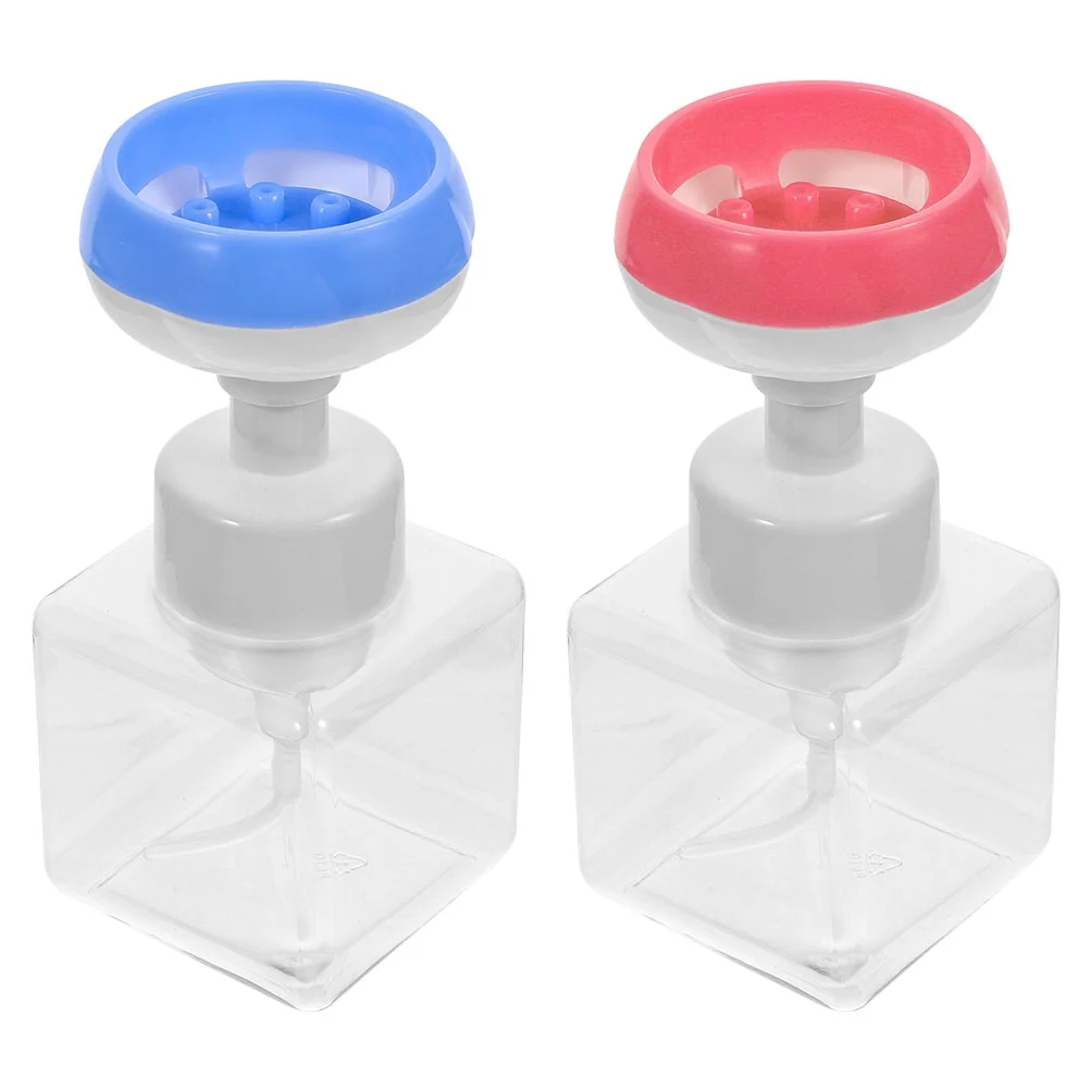 2 Pcs Cat's Claw Sparkling Bottle Foams Pump Foaming Soap Dispenser Bulk Empty Press-type Bottles Hand Shampoo Travel