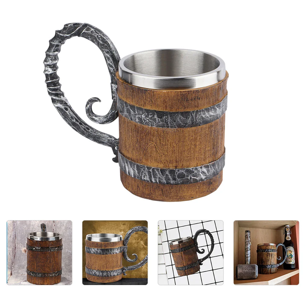 

1pc Mug Stainless Steel Cup Mugs Crafted Coffee Tea Mug Rustic Mug Rustic Mug