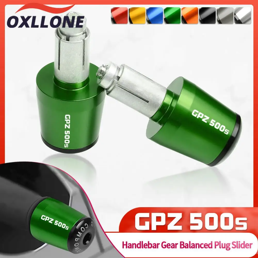

CNC Motorcycle Handlebar Grips Slider Cap Plug Aluminum Bar End FOR Kawasaki GPZ500S 1990-2009 2008 2007 2006 2005 1991 1992