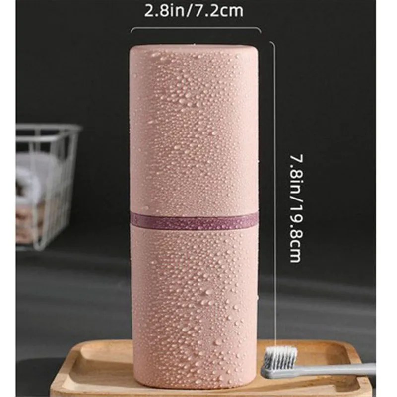 Переносной органайзер для хранения зубной пасты и зубной щетки аксессуаров в ванной комнате во время путешествий.