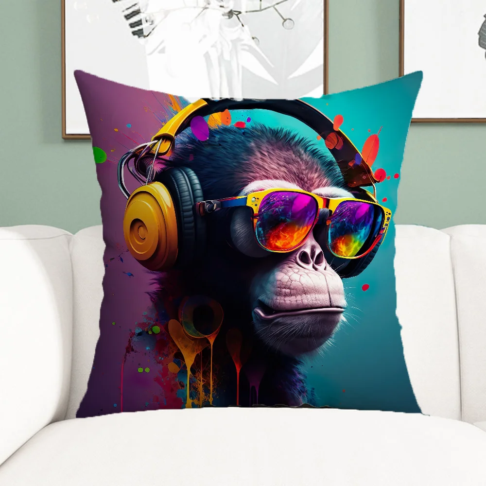 Декоративная Наволочка Gorilla С Наушниками 45x45 См