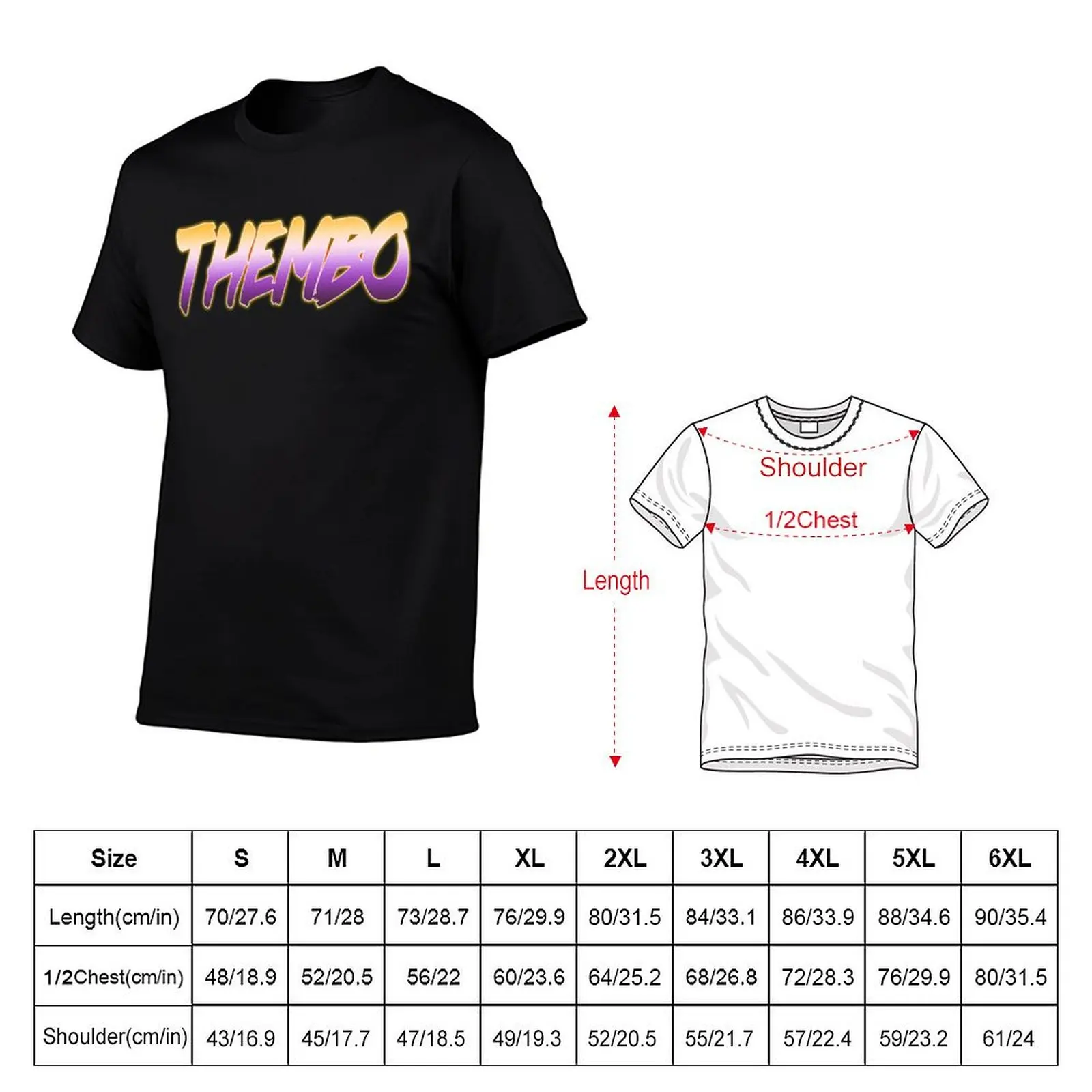 Футболка THEMBO, повседневная свободная футболка для ежедневной носки (art.: 3920dbe901a4b) - 3920dbe901a4b