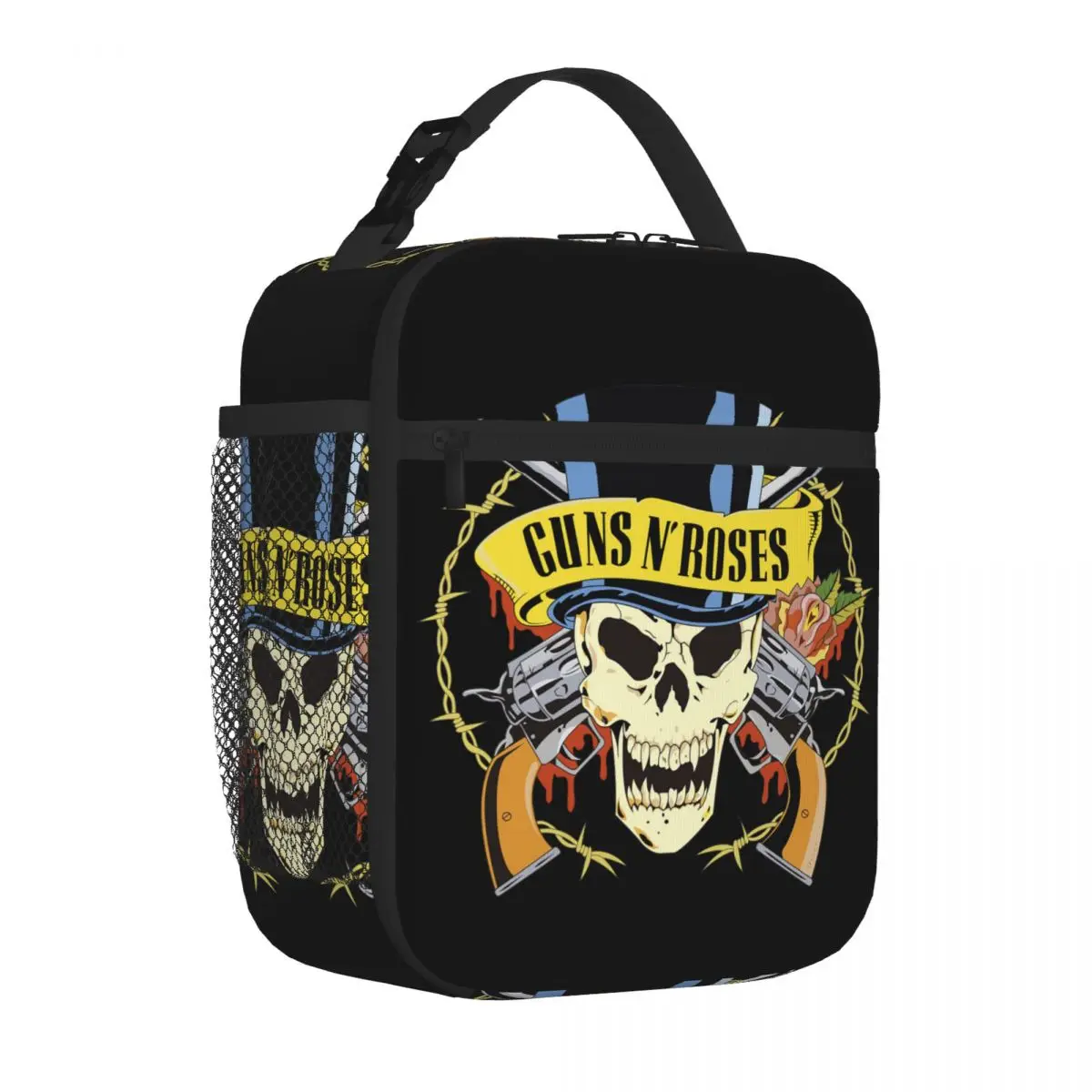 Guns N Rose GNR Logo Стимпанк Музыкальные сумки для обеда Изолированная сумка