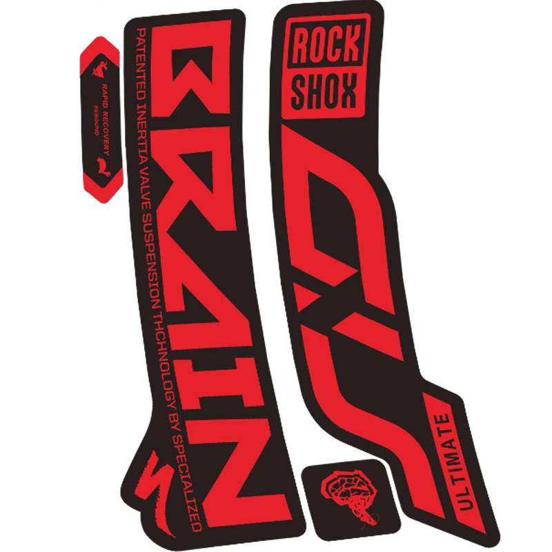 

2019 rockshox sid brain умная версия, наклейка на переднюю вилку, горный велосипед, водонепроницаемая наклейка, украшение