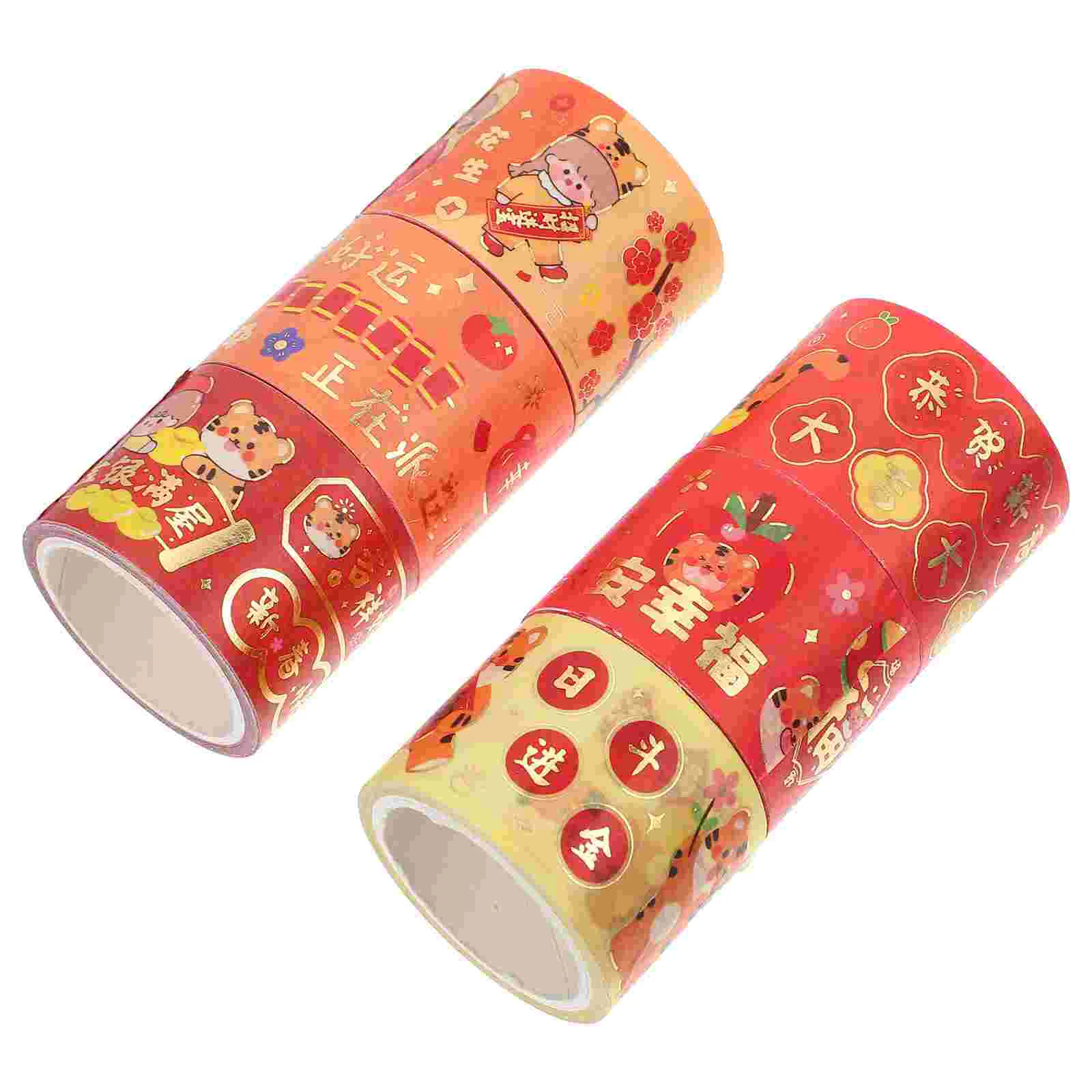 

6 Rolls of Decorative Washi Tape Multi-function Washi Tapes Kawaii Washi Tape Scrapbook Supply