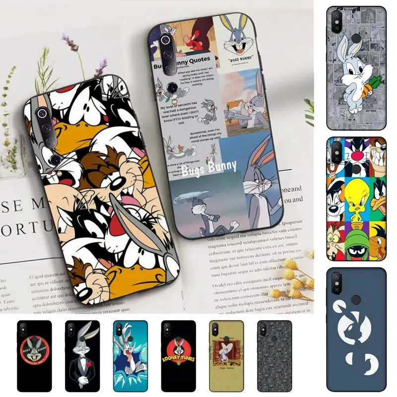 

Fashion Cartoon Bunny hare Candy Rabbit Wolf dog Phone Case for Xiaomi mi 5 6 8 9 10 lite pro SE Mix 2s 3 F1 Max2 3