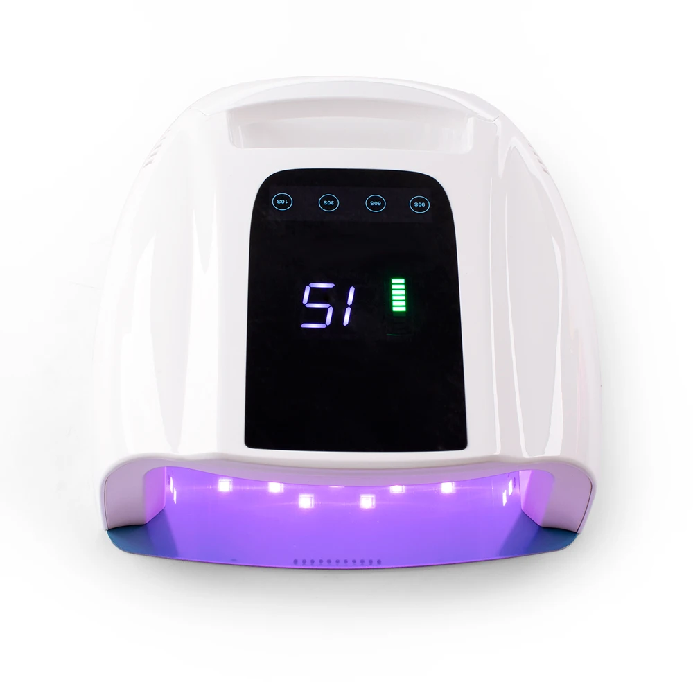 

96w Black Color Pro Cordless LED Nail Lamp Rechargeable Battery UV LED Nail Lamp Cure Cordless UV LED Lamp Curing Gel