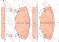 

Store code: GDB3511 inside brake pad AVENSIS 2,2 D4D 2009 D4D d0, D4D