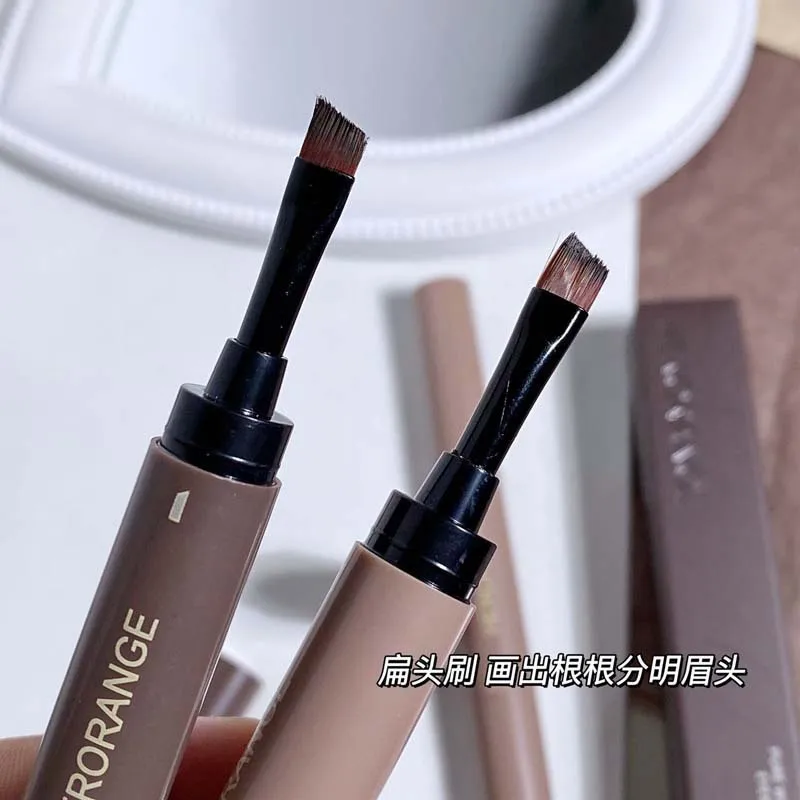 

4 Colors Natural Smooth Eyebrow Gel Cream Pen Makeup Waterproof Long-lasting Eyeliner Lying Silkworm Shadow Tint with Brow Brush