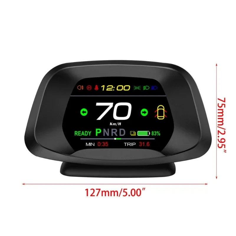 2024 Автомобильный Проекционный Дисплей (HUD) Со Спидометром GPS Датчик Скорости