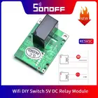 Реле переключения SONOFF RE5V1C-5V Wifi, встроенноесамоблокирующее реле, модуль переключателя сделай сам, работает с приложением EWlink, беспроводной переключатель управления для умного дома 2022
