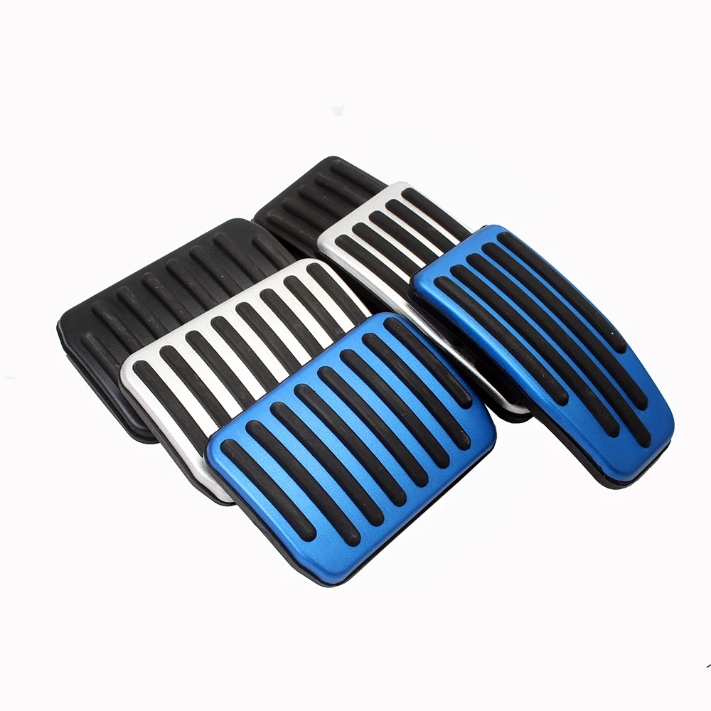 

For Tesla Model 3 2017-2022 Car Foot Pedal Pads Covers pedals Non Slip Performance Foot Pedal Pads Auto Aluminum Pedal Covers