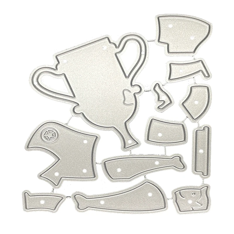 

for Creative Trophy Cutting Dies Metal Embossing Stencil DIY Scrapbooking Templa