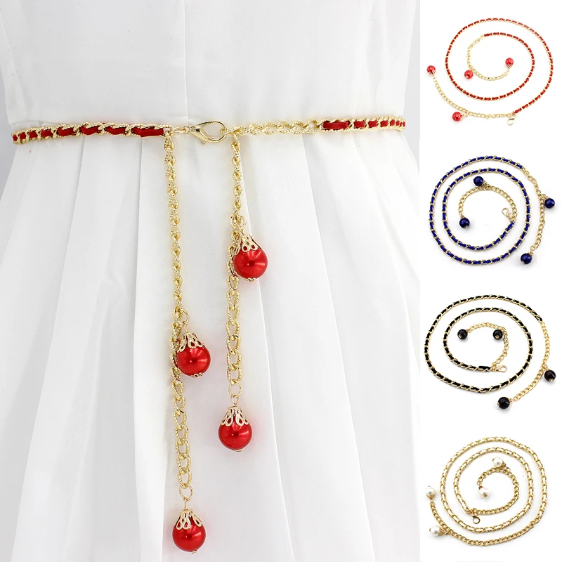 

Women Metal Waistband Belt Dress Belts Ladies Girdle Fine Hook Metal Fashion Korean Version Female