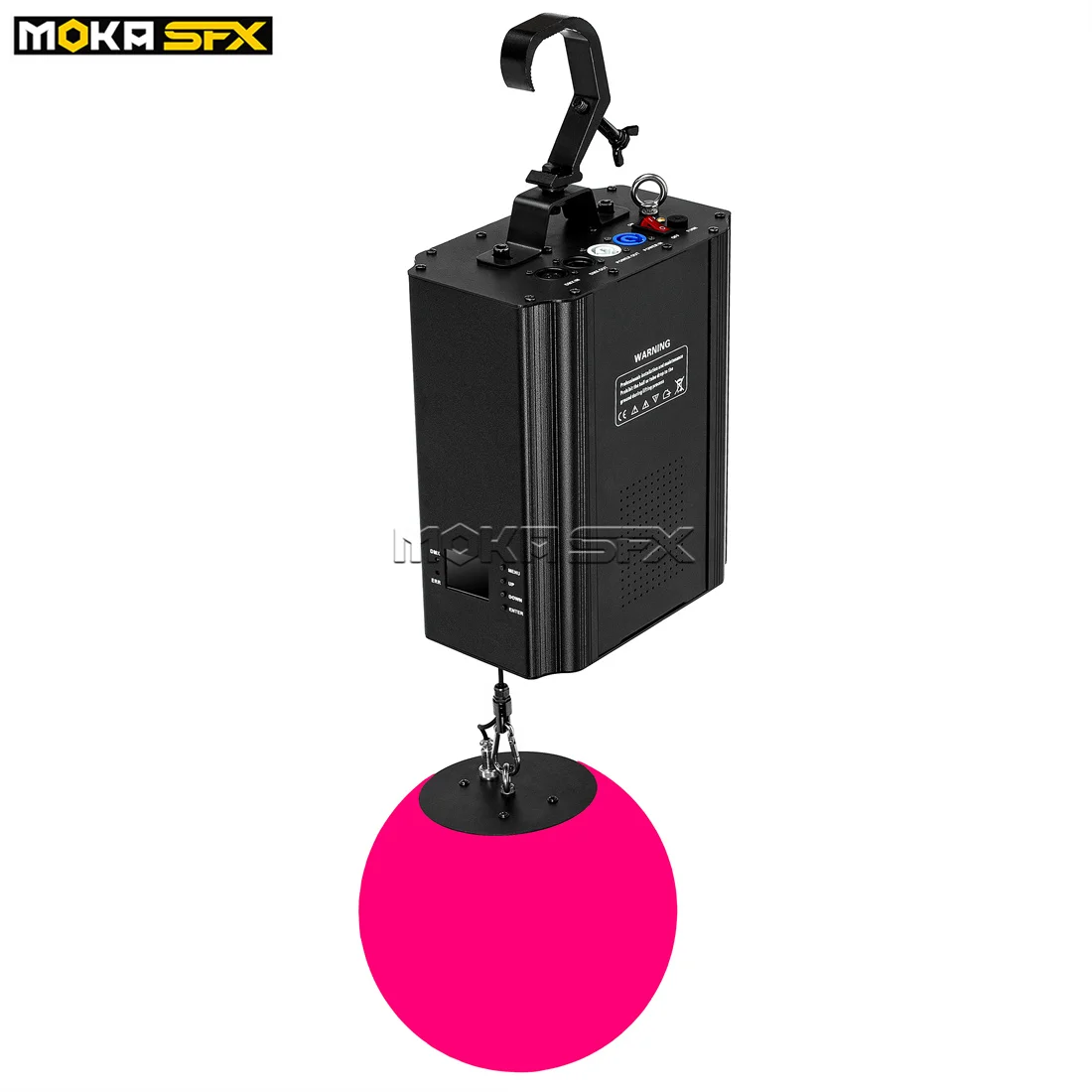 Фото MOKA SFX RGB DMX подъемный шар светодиодный эффексветильник для ночного клуба красочный кинетический сценический свет профессиональный вверх вн... №3