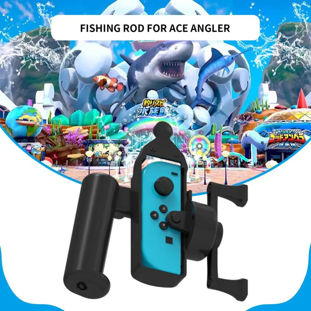 

Sixaxis Controler Rotary For Switch Game Fishing Rod Wireless Controller Portable Motion Sensing Fishing Rod Handle