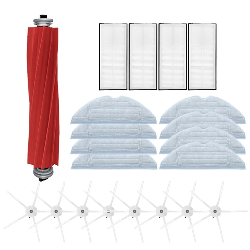 

Replacement Parts Compatible For Xiaomi Roborock G10/T7SPLUS/S7 Spare Parts Hepa Filter Mopping Cloths Side Brush