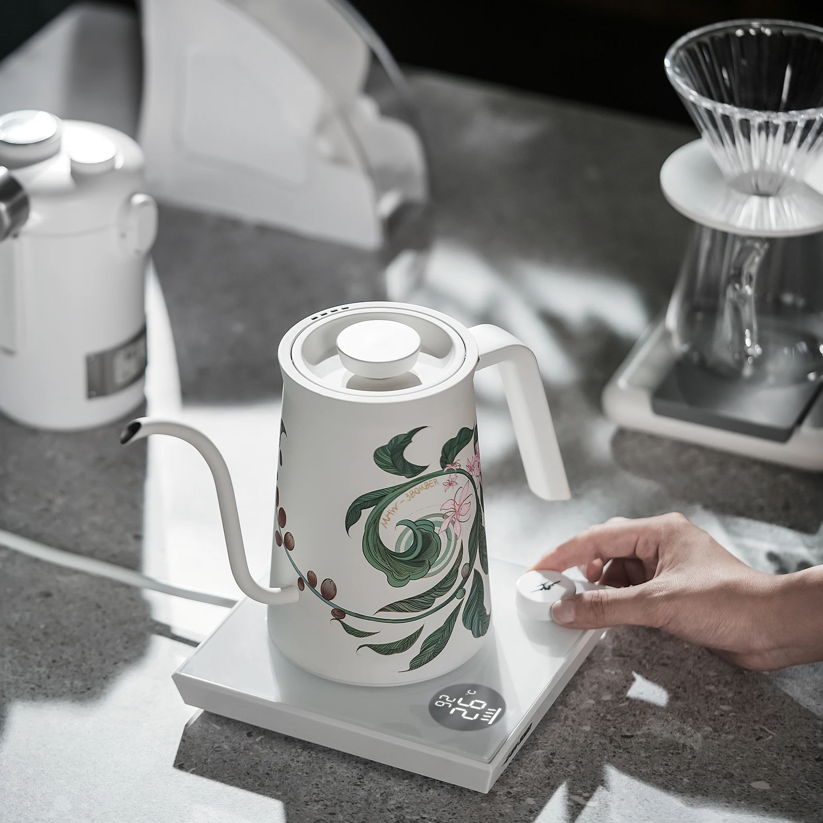 MHW-3BOMBER Электрический чайник на гибкой стойке для наливания кофейник 220 В