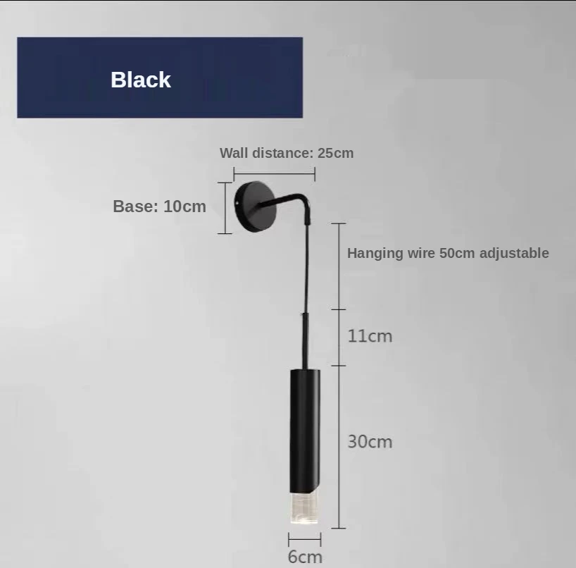 

Золотой настенный светильник LED