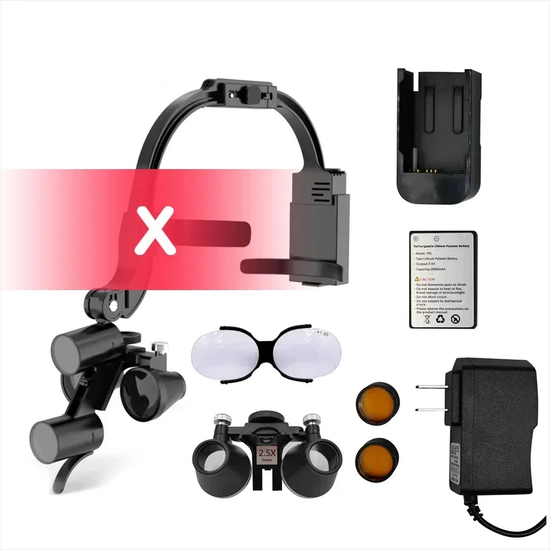 Стоматологические аксессуары запасные части литиевая батарея светодиодная фара