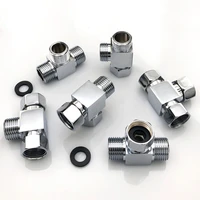 12 bsp copper plated union tee elbow angle valve butt joint adapter adapter coupler plumbing fittings